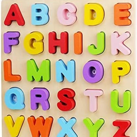 NEW Alphabet Puzzle, ABC Letter for Toddlers Best Gifts for Girls and Boys - Picture 1 of 8